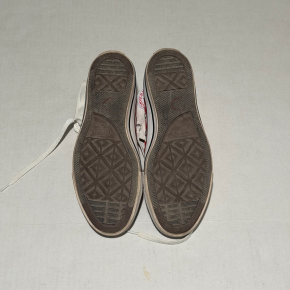 Converse Shoes White Flames All Stars Athletic Sneakers Chuck Taylor Men's 6 - Picture 5 of 5